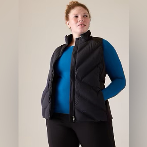 Athleta Inlet Down Puffer 2X Plus Size Women’s Vest - Picture 1 of 13